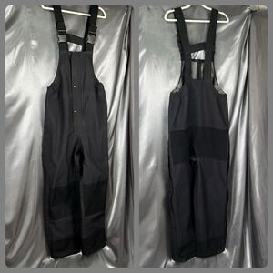Log House Designs‎ Gore Tex Bib Overalls / Pants Mens Large Double Knee Vintage